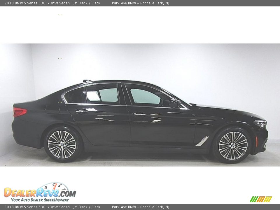 2018 BMW 5 Series 530i xDrive Sedan Jet Black / Black Photo #6