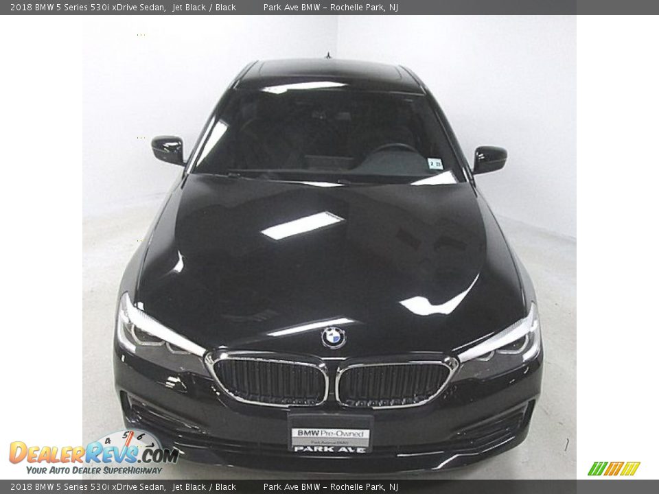 2018 BMW 5 Series 530i xDrive Sedan Jet Black / Black Photo #8