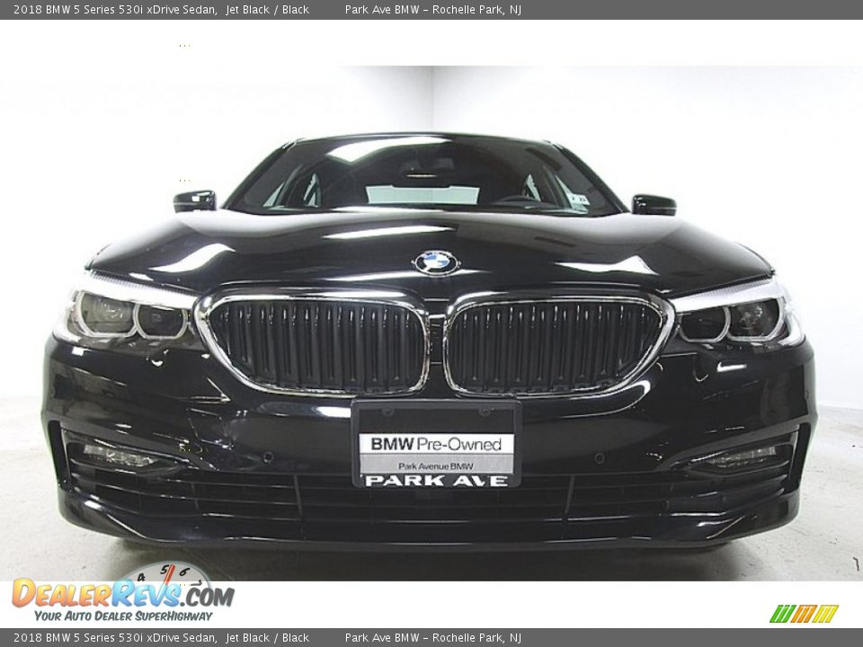 2018 BMW 5 Series 530i xDrive Sedan Jet Black / Black Photo #9