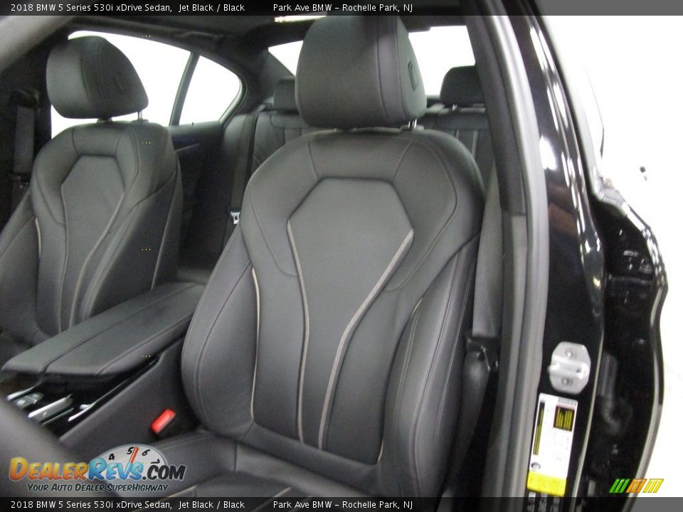 2018 BMW 5 Series 530i xDrive Sedan Jet Black / Black Photo #11