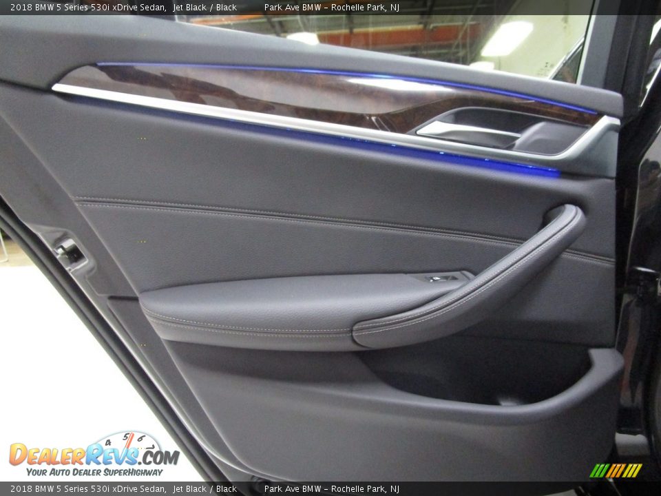 2018 BMW 5 Series 530i xDrive Sedan Jet Black / Black Photo #13