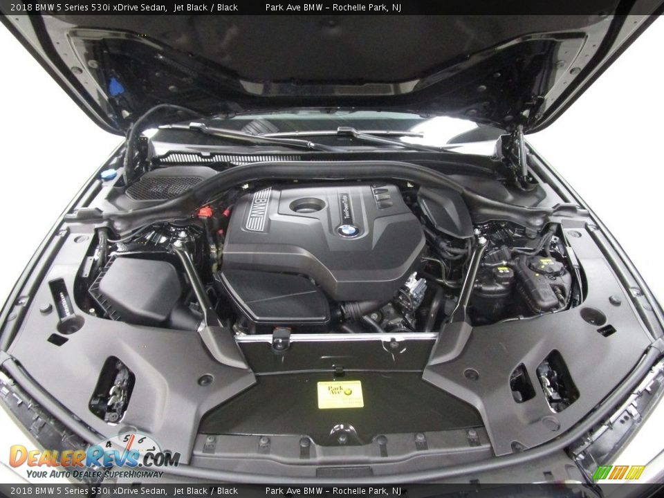 2018 BMW 5 Series 530i xDrive Sedan Jet Black / Black Photo #32