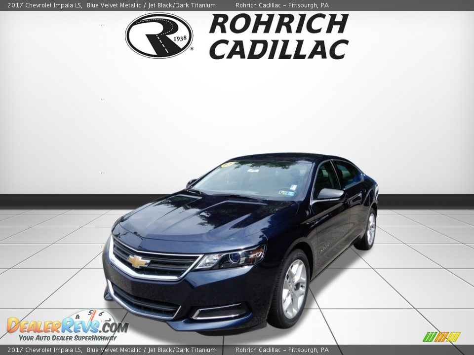 2017 Chevrolet Impala LS Blue Velvet Metallic / Jet Black/Dark Titanium Photo #1