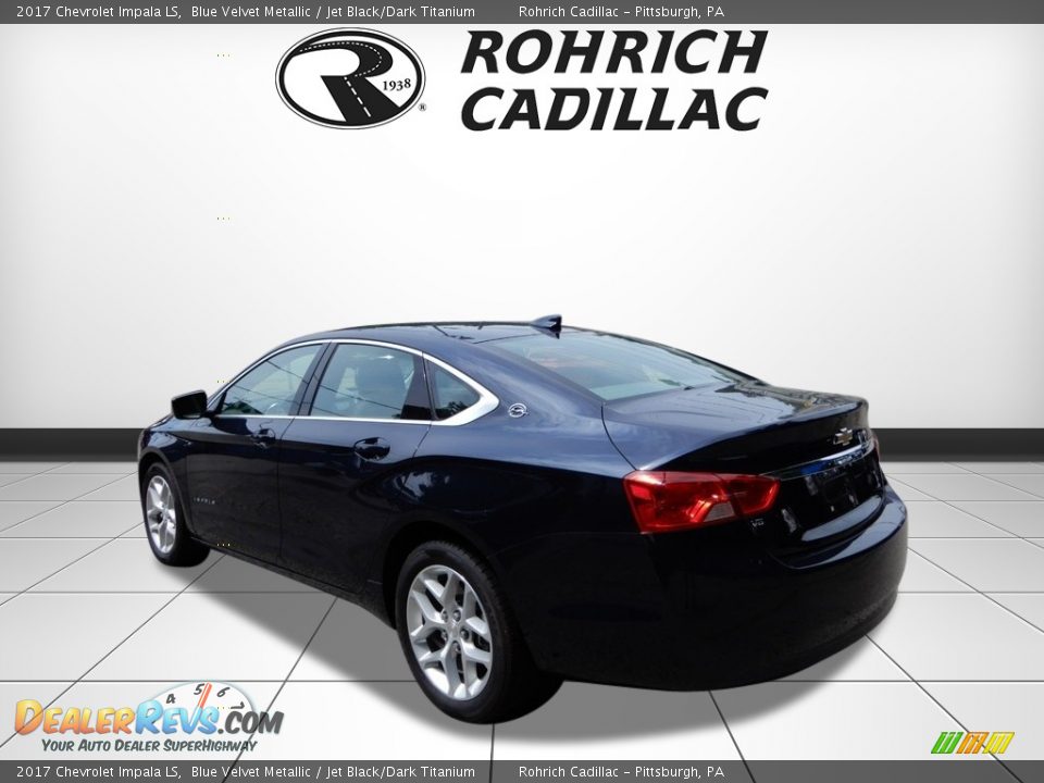 2017 Chevrolet Impala LS Blue Velvet Metallic / Jet Black/Dark Titanium Photo #3