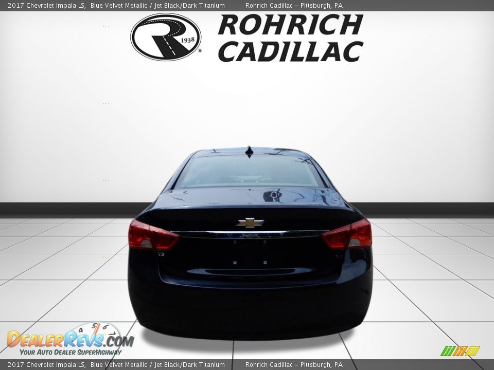 2017 Chevrolet Impala LS Blue Velvet Metallic / Jet Black/Dark Titanium Photo #4