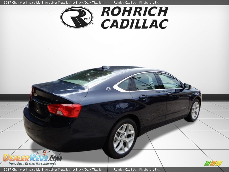 2017 Chevrolet Impala LS Blue Velvet Metallic / Jet Black/Dark Titanium Photo #5