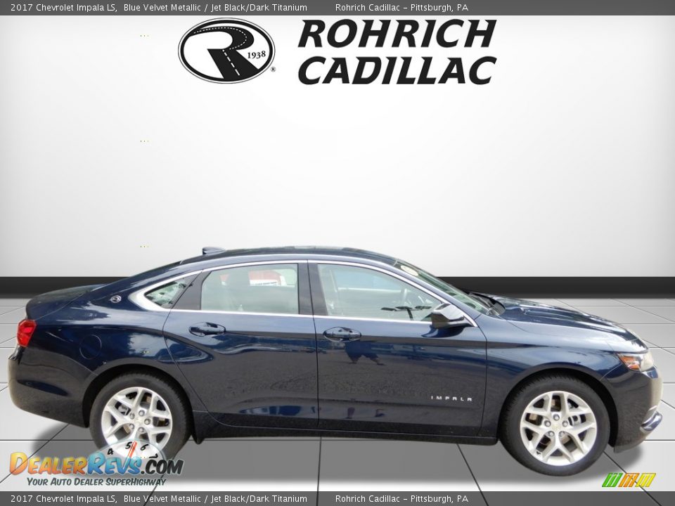2017 Chevrolet Impala LS Blue Velvet Metallic / Jet Black/Dark Titanium Photo #6