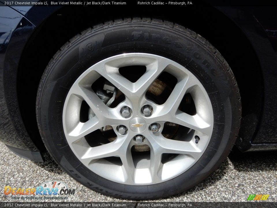 2017 Chevrolet Impala LS Blue Velvet Metallic / Jet Black/Dark Titanium Photo #9