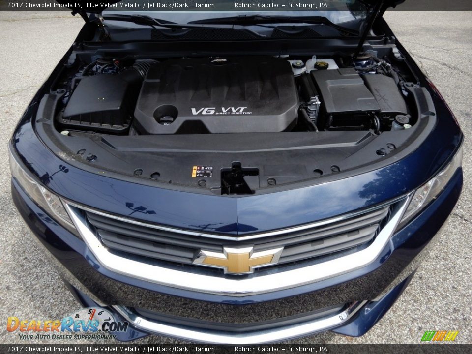 2017 Chevrolet Impala LS Blue Velvet Metallic / Jet Black/Dark Titanium Photo #10