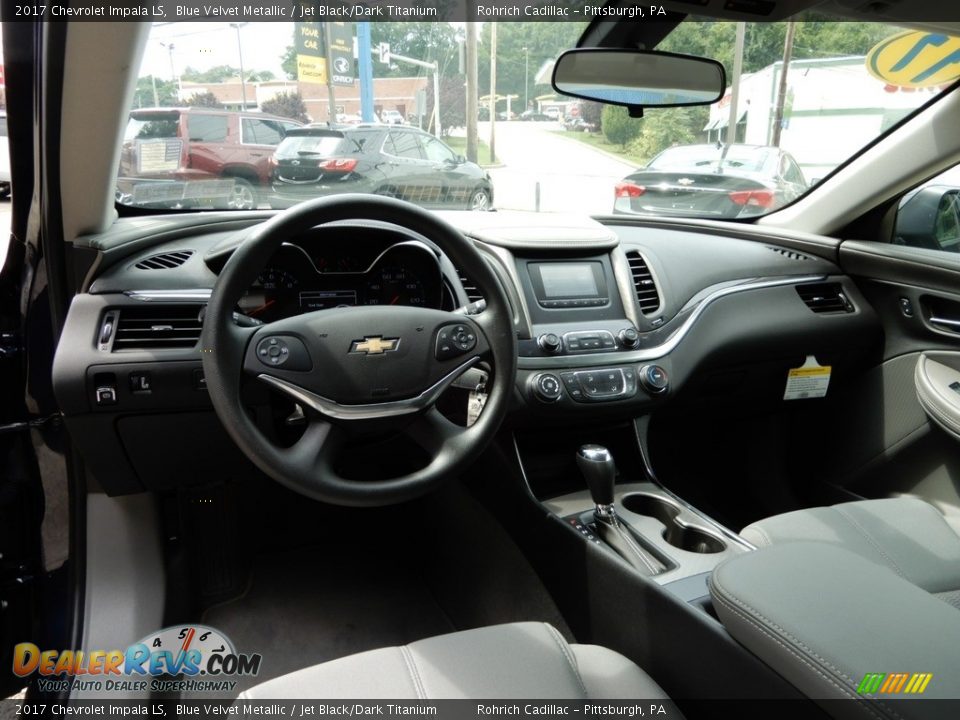 2017 Chevrolet Impala LS Blue Velvet Metallic / Jet Black/Dark Titanium Photo #13