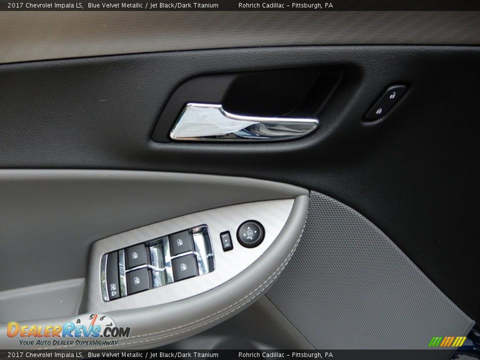 2017 Chevrolet Impala LS Blue Velvet Metallic / Jet Black/Dark Titanium Photo #15