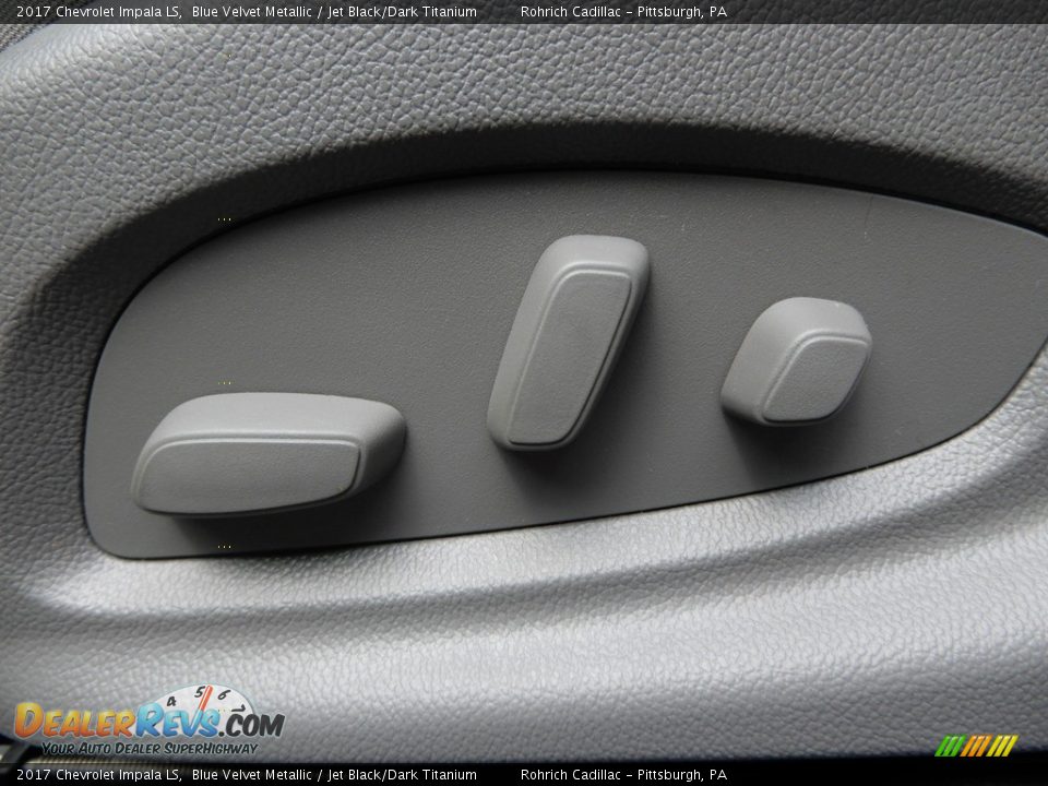 2017 Chevrolet Impala LS Blue Velvet Metallic / Jet Black/Dark Titanium Photo #17