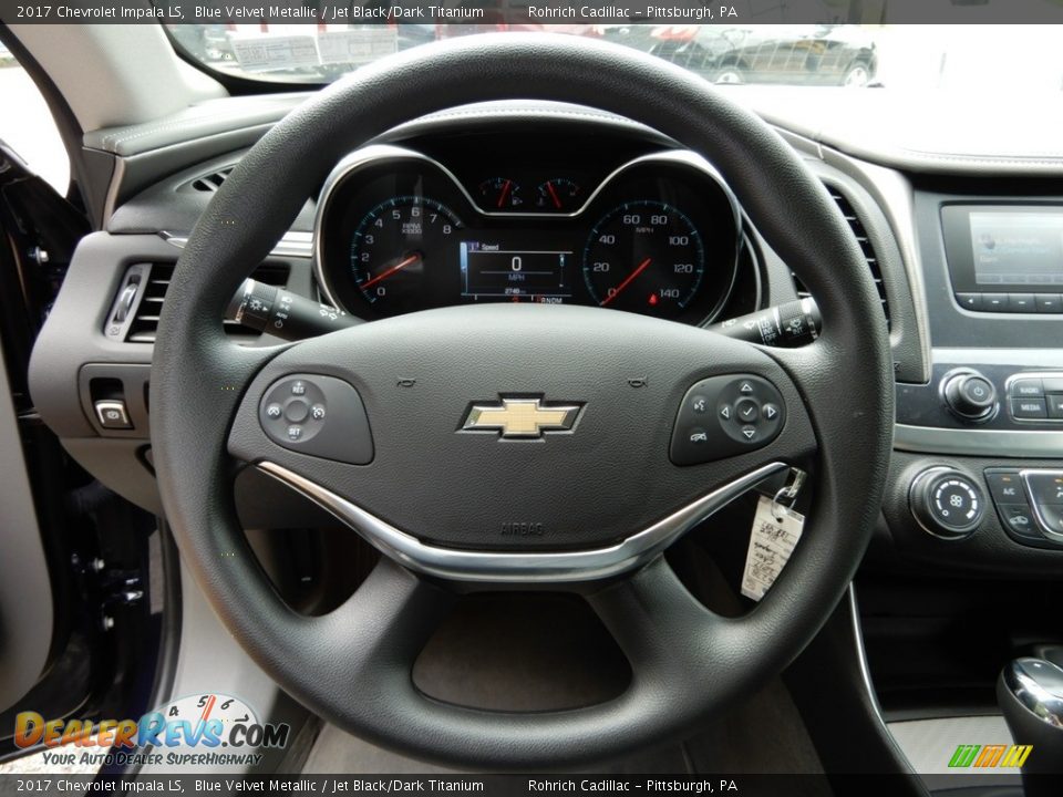 2017 Chevrolet Impala LS Blue Velvet Metallic / Jet Black/Dark Titanium Photo #18