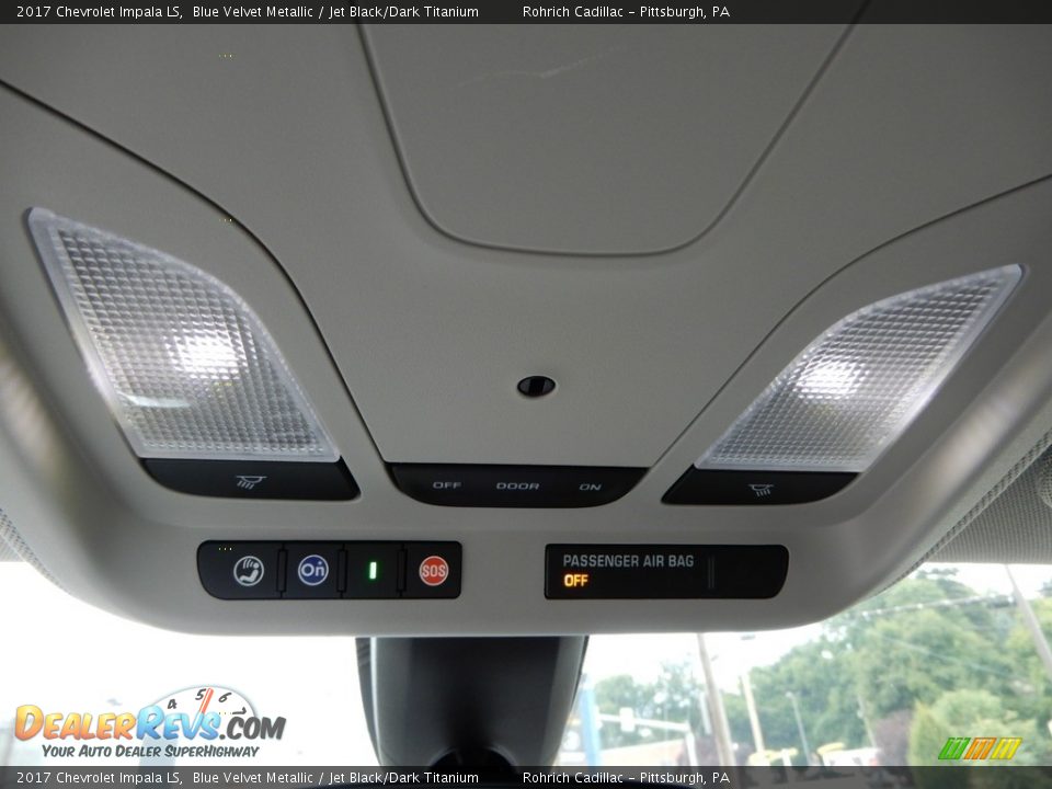 2017 Chevrolet Impala LS Blue Velvet Metallic / Jet Black/Dark Titanium Photo #19