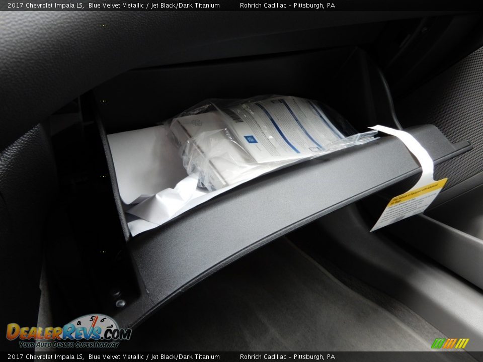 2017 Chevrolet Impala LS Blue Velvet Metallic / Jet Black/Dark Titanium Photo #23