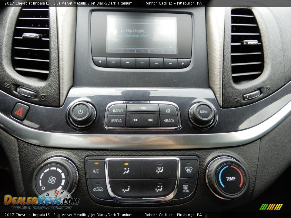 2017 Chevrolet Impala LS Blue Velvet Metallic / Jet Black/Dark Titanium Photo #24