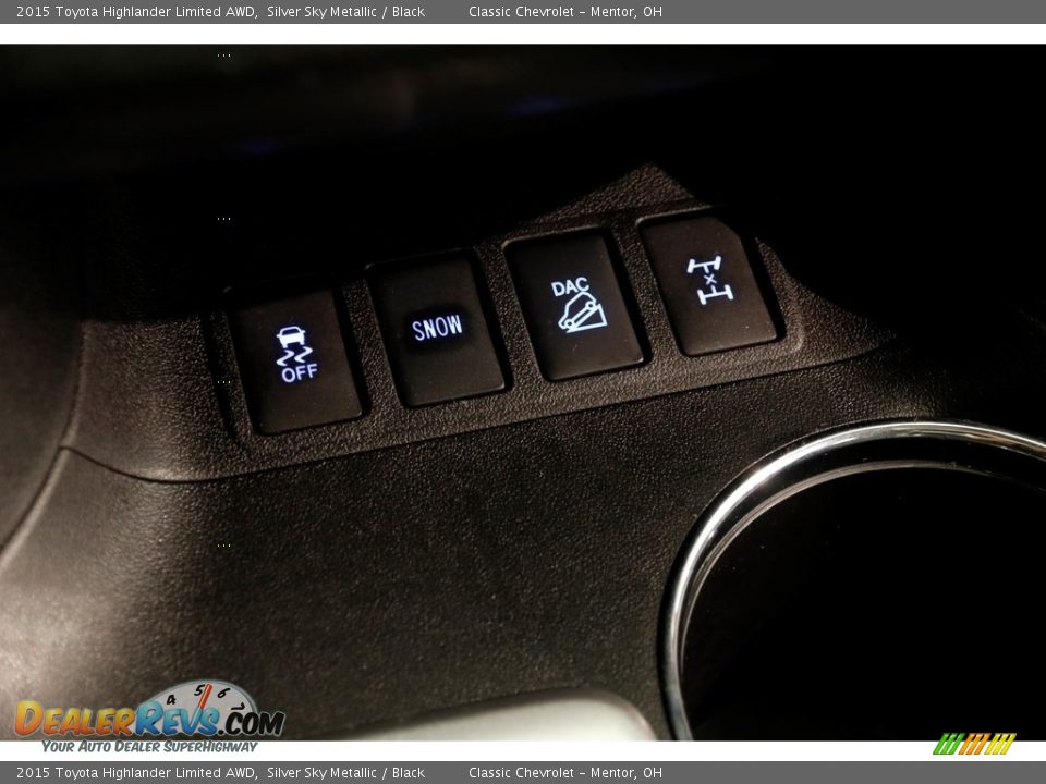 2015 Toyota Highlander Limited AWD Silver Sky Metallic / Black Photo #18