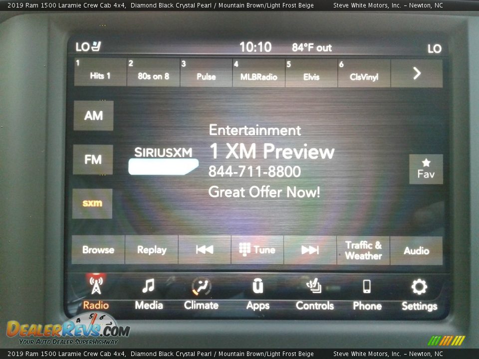 2019 Ram 1500 Laramie Crew Cab 4x4 Diamond Black Crystal Pearl / Mountain Brown/Light Frost Beige Photo #22