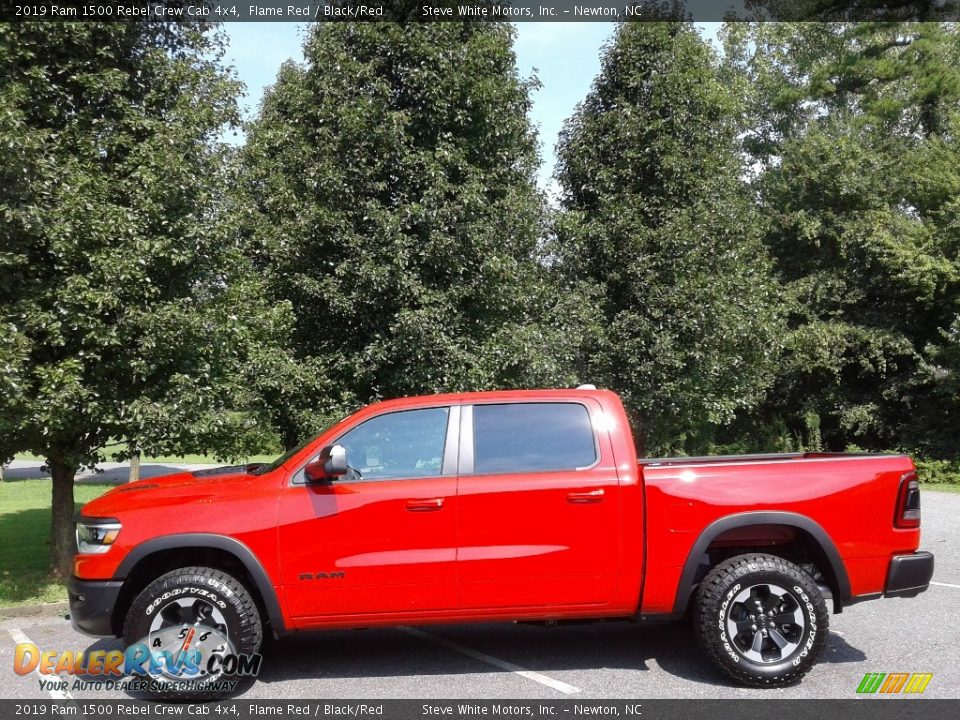 Flame Red 2019 Ram 1500 Rebel Crew Cab 4x4 Photo #1