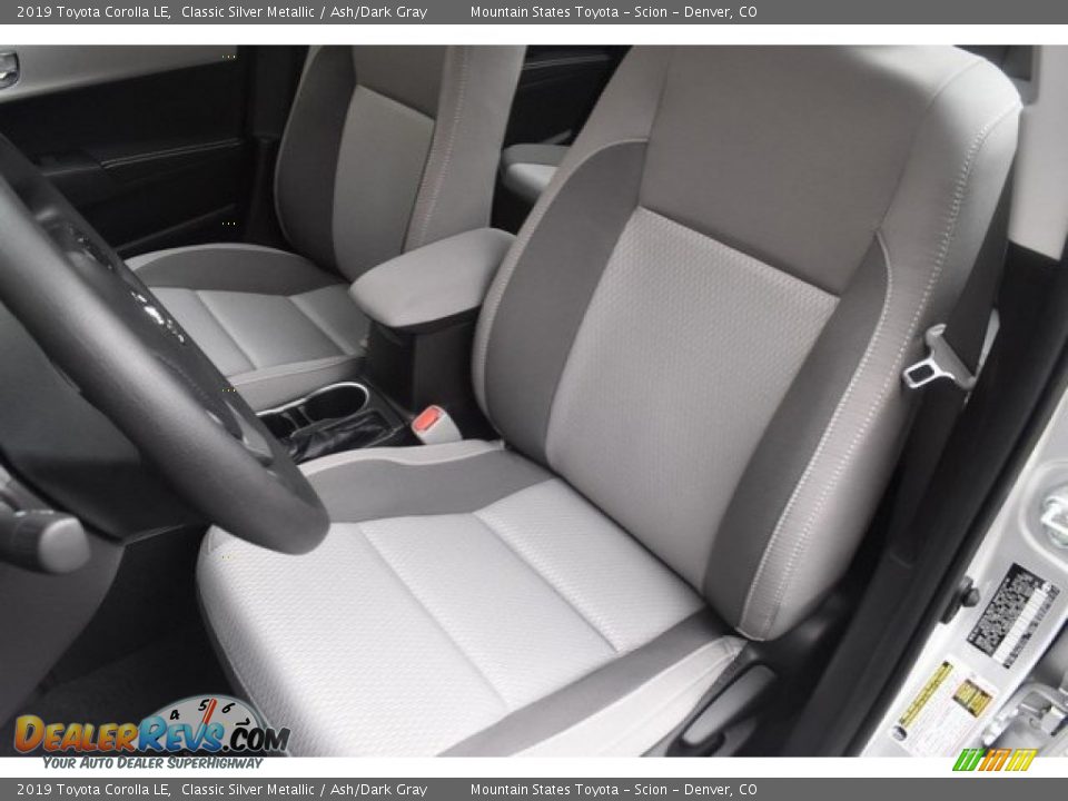 2019 Toyota Corolla LE Classic Silver Metallic / Ash/Dark Gray Photo #7