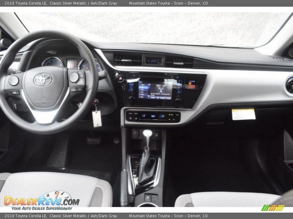 2019 Toyota Corolla LE Classic Silver Metallic / Ash/Dark Gray Photo #8