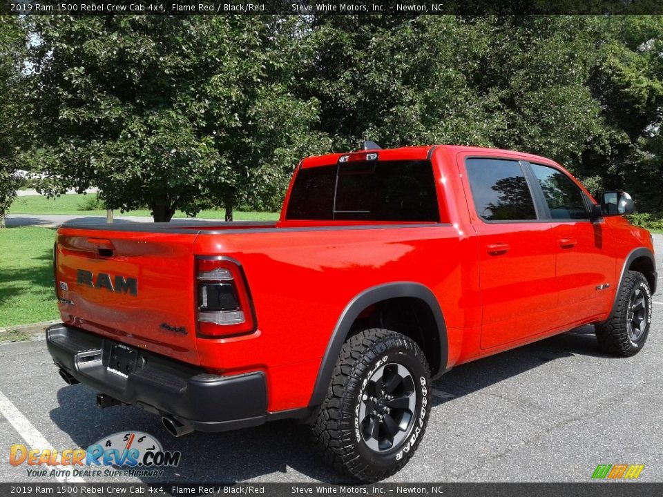 2019 Ram 1500 Rebel Crew Cab 4x4 Flame Red / Black/Red Photo #6
