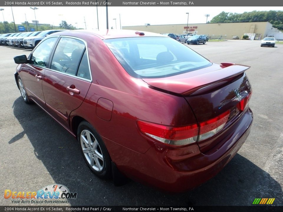 2004 Honda Accord EX V6 Sedan Redondo Red Pearl / Gray Photo #2