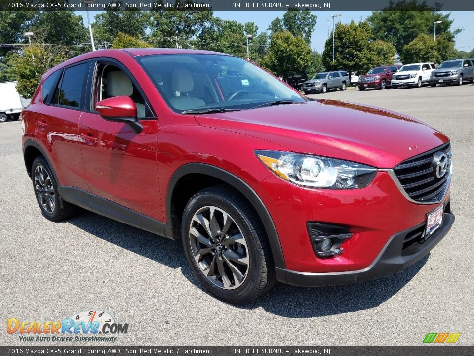 2016 Mazda CX-5 Grand Touring AWD Soul Red Metallic / Parchment Photo #1