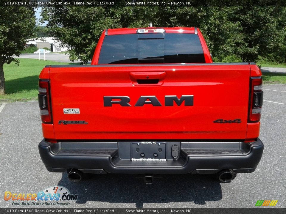 2019 Ram 1500 Rebel Crew Cab 4x4 Flame Red / Black/Red Photo #7
