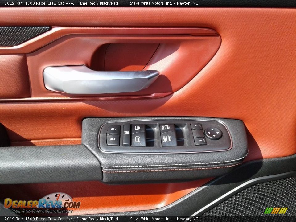 Door Panel of 2019 Ram 1500 Rebel Crew Cab 4x4 Photo #9