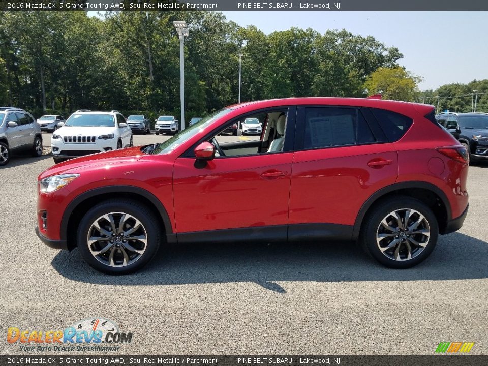 2016 Mazda CX-5 Grand Touring AWD Soul Red Metallic / Parchment Photo #4