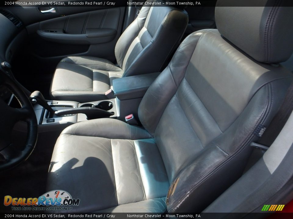 2004 Honda Accord EX V6 Sedan Redondo Red Pearl / Gray Photo #8
