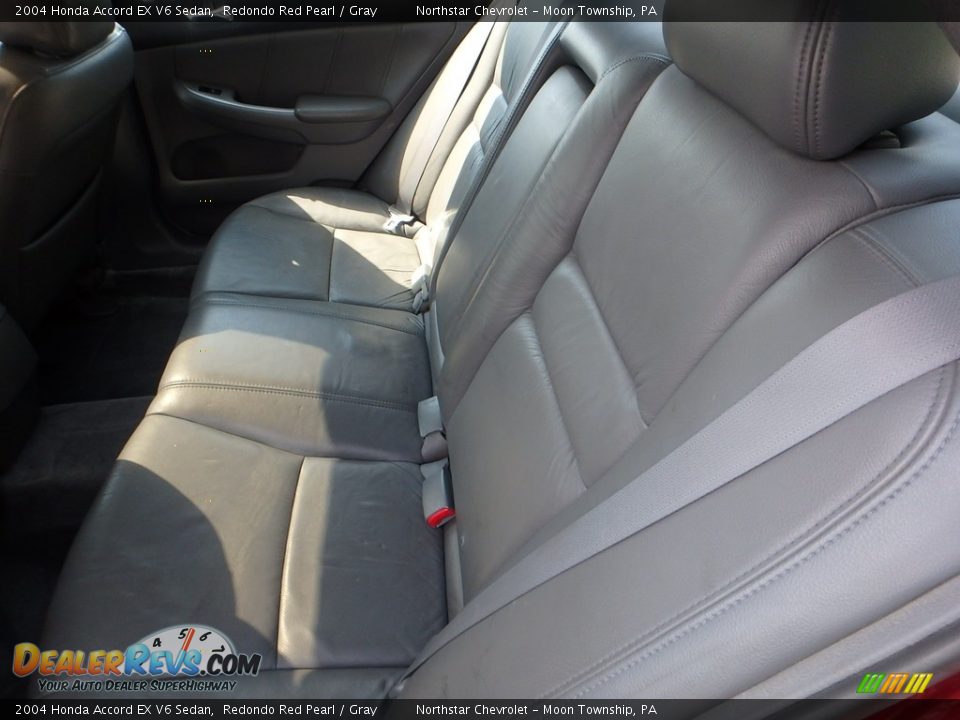 2004 Honda Accord EX V6 Sedan Redondo Red Pearl / Gray Photo #9