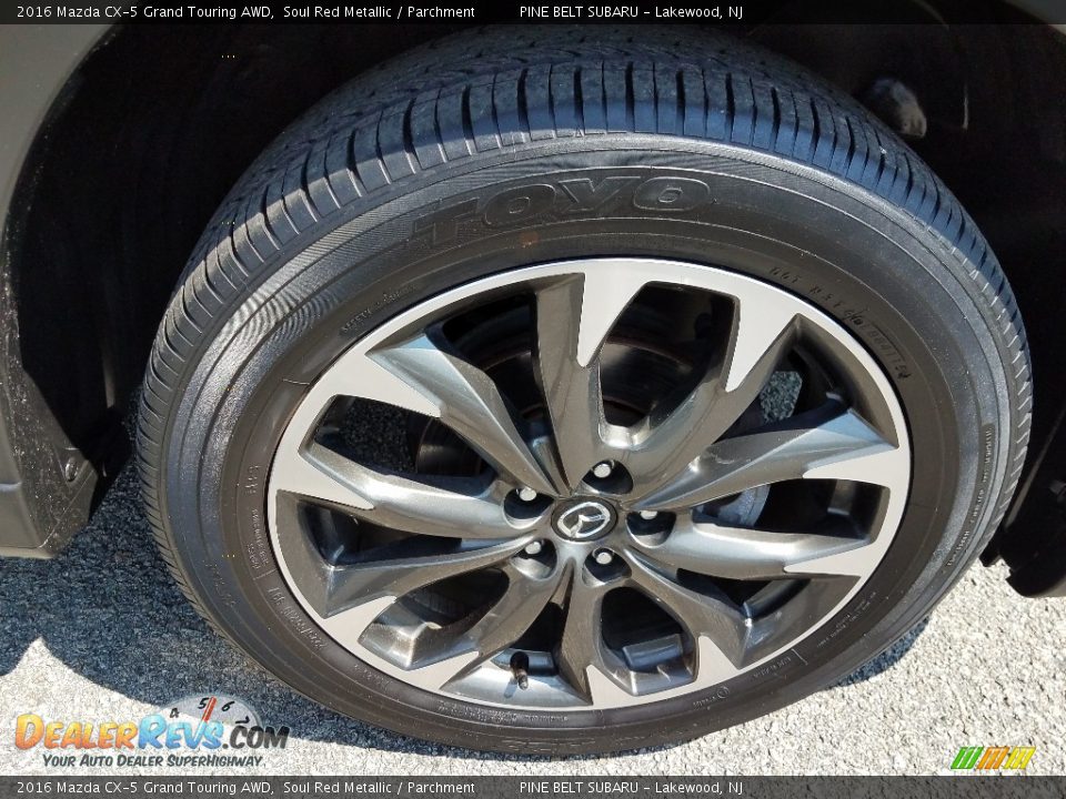 2016 Mazda CX-5 Grand Touring AWD Soul Red Metallic / Parchment Photo #9