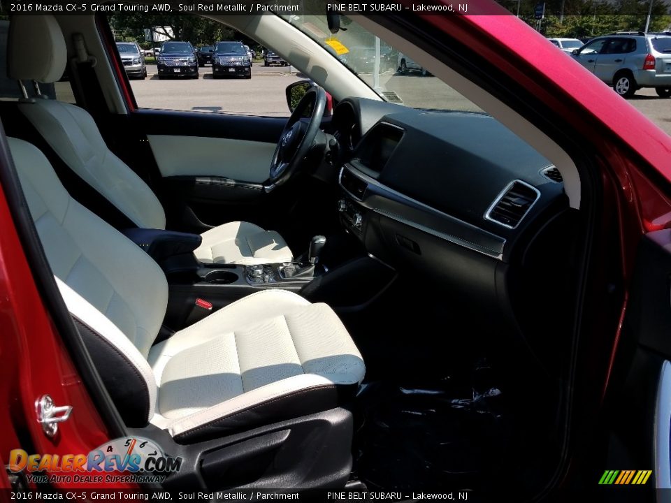 2016 Mazda CX-5 Grand Touring AWD Soul Red Metallic / Parchment Photo #12