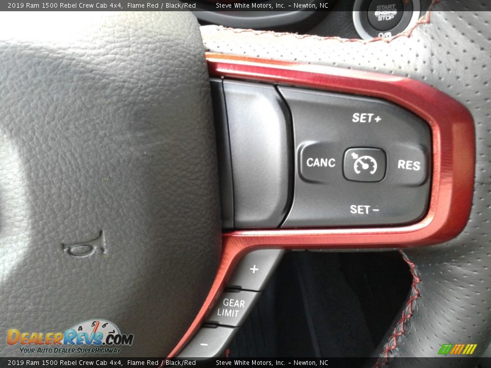 2019 Ram 1500 Rebel Crew Cab 4x4 Steering Wheel Photo #20