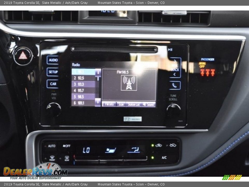 2019 Toyota Corolla SE Slate Metallic / Ash/Dark Gray Photo #9
