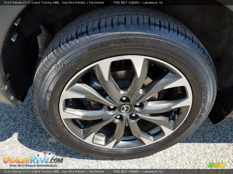 2016 Mazda CX-5 Grand Touring AWD Soul Red Metallic / Parchment Photo #15