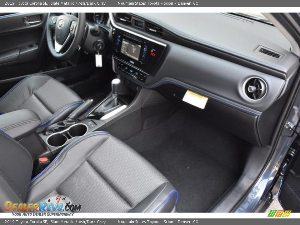 2019 Toyota Corolla SE Slate Metallic / Ash/Dark Gray Photo #10