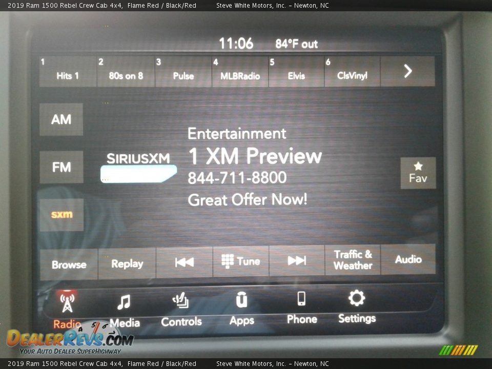 Controls of 2019 Ram 1500 Rebel Crew Cab 4x4 Photo #23