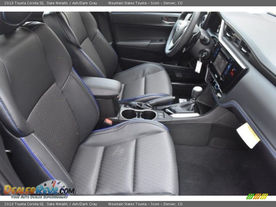 2019 Toyota Corolla SE Slate Metallic / Ash/Dark Gray Photo #11