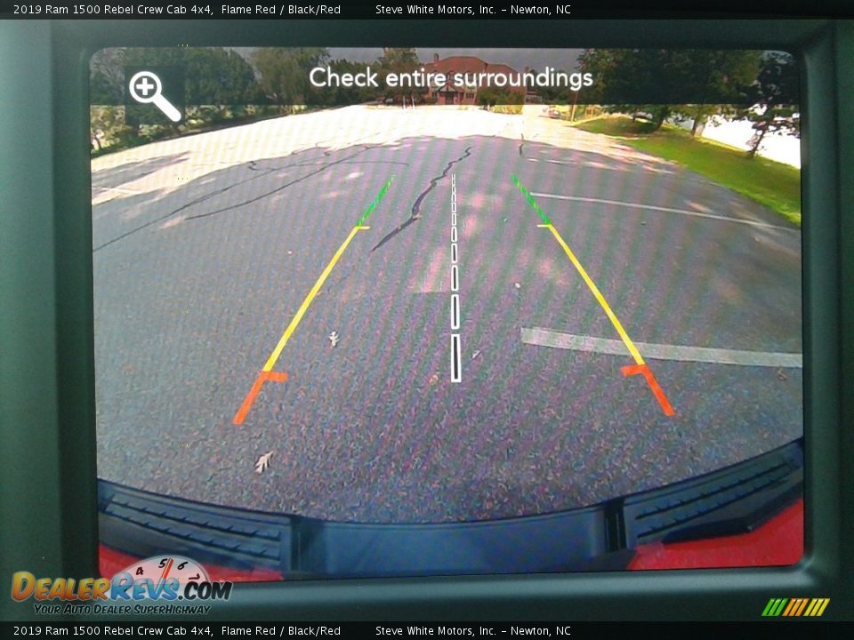 2019 Ram 1500 Rebel Crew Cab 4x4 Flame Red / Black/Red Photo #24