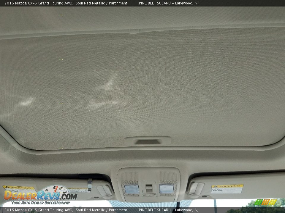 2016 Mazda CX-5 Grand Touring AWD Soul Red Metallic / Parchment Photo #20