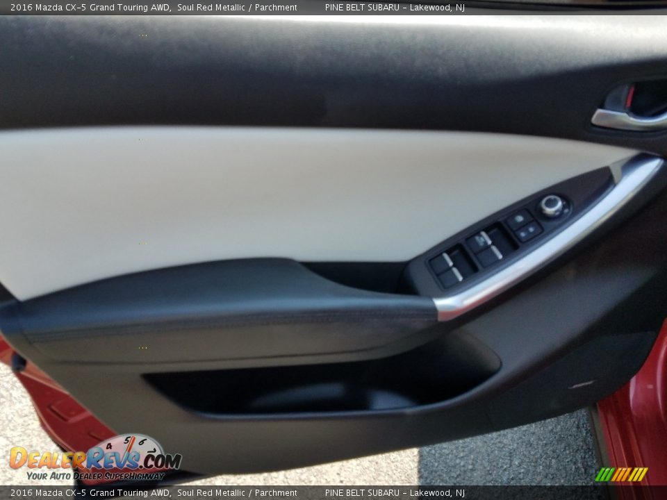 2016 Mazda CX-5 Grand Touring AWD Soul Red Metallic / Parchment Photo #24
