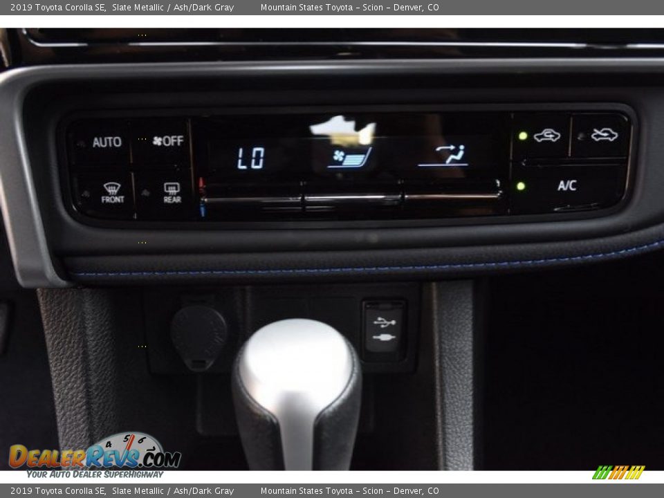 2019 Toyota Corolla SE Slate Metallic / Ash/Dark Gray Photo #28