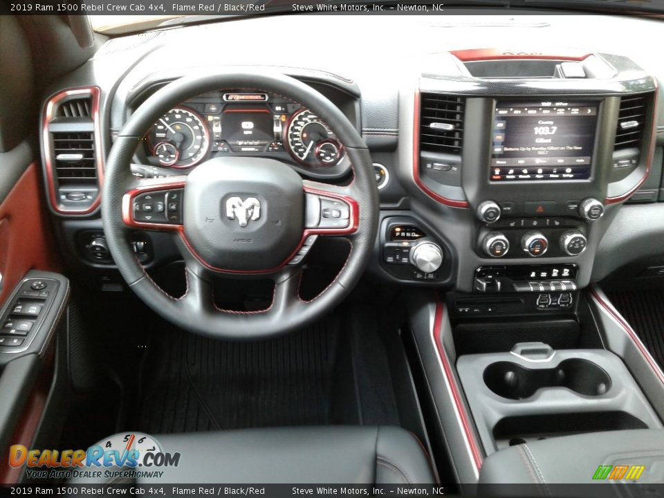 Dashboard of 2019 Ram 1500 Rebel Crew Cab 4x4 Photo #33