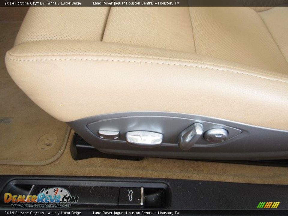 2014 Porsche Cayman White / Luxor Beige Photo #21
