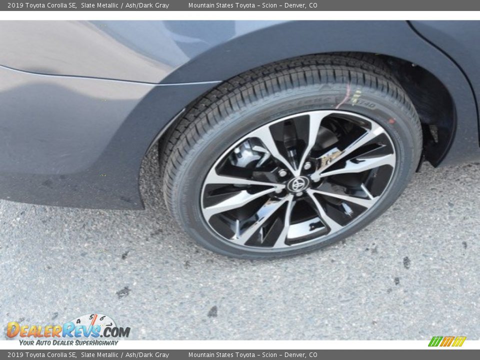 2019 Toyota Corolla SE Slate Metallic / Ash/Dark Gray Photo #34