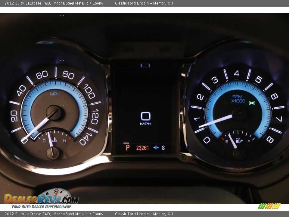 2012 Buick LaCrosse FWD Mocha Steel Metallic / Ebony Photo #9