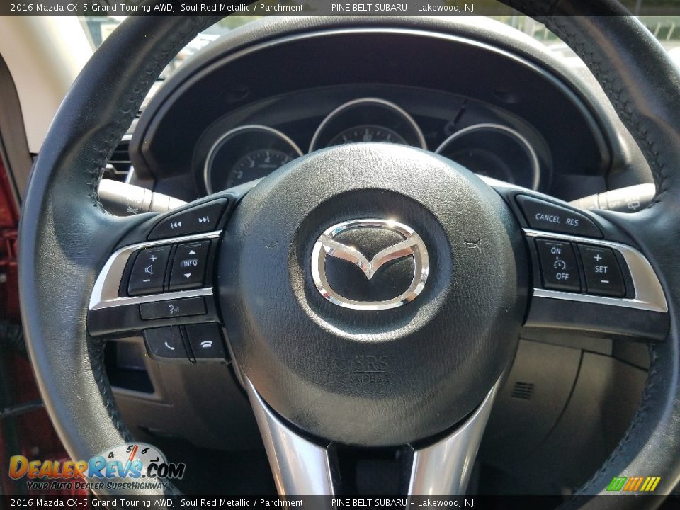 2016 Mazda CX-5 Grand Touring AWD Soul Red Metallic / Parchment Photo #29